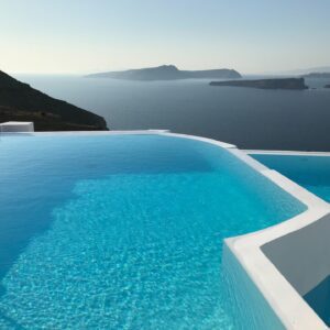 infinity Pool with levels by the ocean